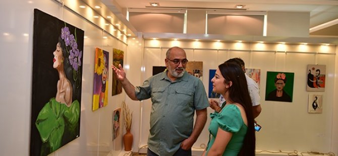 GENÇLİK GEMİSİ’NDEKİ SANAT KURSLARININ YILSONU SERGİSİ AÇILDI