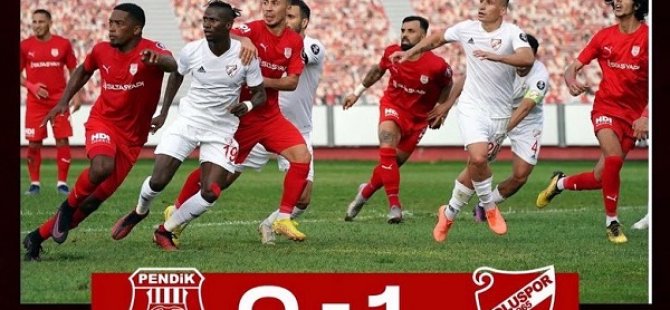 PENDİKSPOR-BOLUSPOR; 0-1