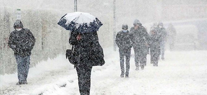 METEOROLOJİ'DEN KAR YAĞIŞI UYARISI