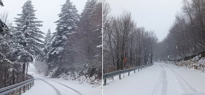 KARTEPE BEYAZA BÜRÜNDÜ