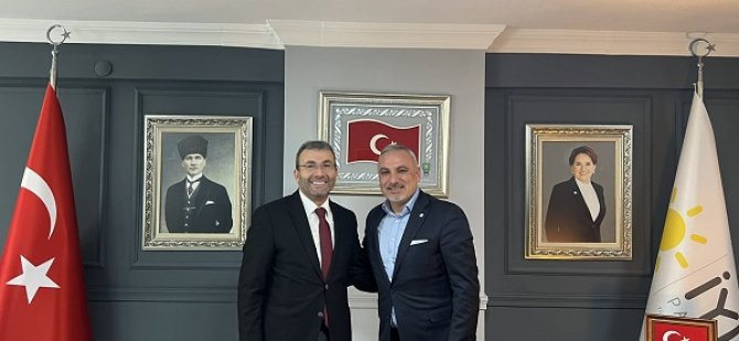 PENDİK BELEDİYE BAŞKANI AHMET CİN'DEN İYİ PARTİ PENDİK İLÇE BAŞKANI'NA ZİYARET