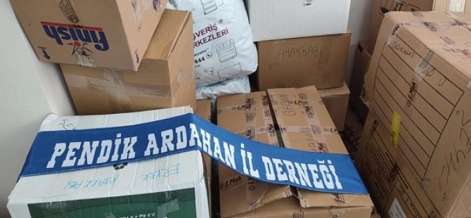 PENDİK ARDAHAN İL DERNEĞİ'NDEN DEPREM BÖLGESİNE YARDIM SEFERBERLİĞİ