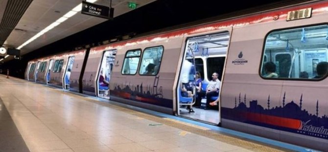 İSTANBUL'DA BU GÜN BAZI METRO SEFERLERİ SAAT 14:00'TEN İTİBAREN YAPILMAYACAK