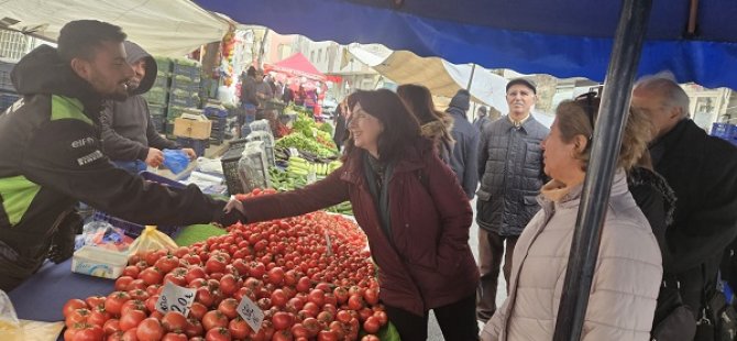 CHP PENDİK İLÇE BAŞKANI GÜLŞEN TUFAN SEÇİM ÖNCESİ ESNAF ZİYARETLERİNE HIZ KESMEDEN DEVAM EDİYOR