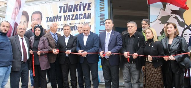 İYİ PARTİ PENDİK İLÇE BAŞKANLIĞI KAVAKPINAR MAHALLESİ'NDE SEÇİM İRTİBAT OFİSİNİ AÇTI