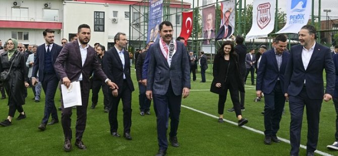 BAKAN MURAT KURUM PENDİKSPOR'U ZİYARET ETTİ
