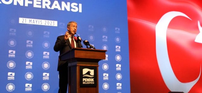 HULUSİ AKAR;'TERÖRİSTLER YA TESLİM OLACAK,YA DA KAZDIKLARI ÇUKURLARA GÖMÜLECEKLER''