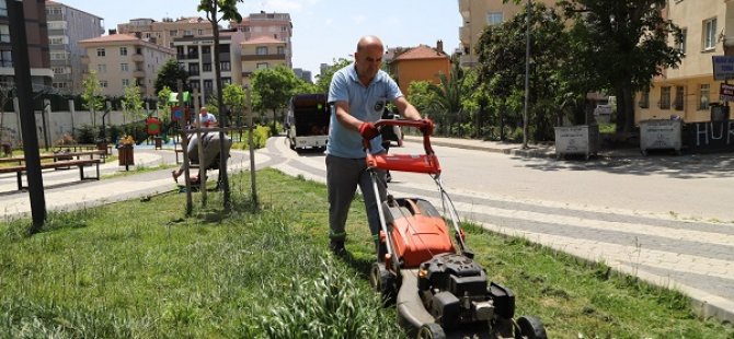 KARTAL'IN PARKLARI YAZA HAZIRLANIYOR