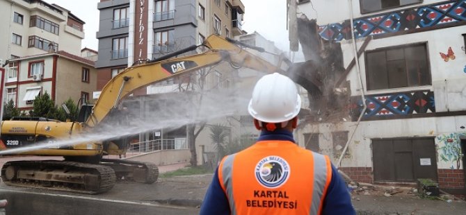 KARTAL'DA YIKIMLAR KONTROL ALTINDA