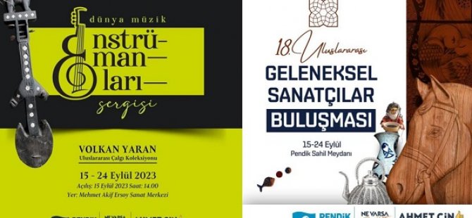 ULUSLARARASI 18. GELENEKSEL SANATLARI BULUŞMASI PENDİK'TE BAŞLIYOR