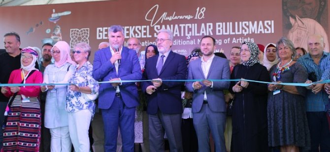 18.ULUSLARARASI GELENEKSEL SANATÇILAR BULUŞMASI PENDİK'TE GÖRKEMİYLE AÇILDI