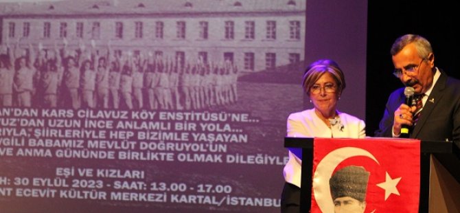 MEVLÜT DOĞRUYOL ''CİLAVUZDAN ANADOLU'YA ÇOBANYILDIZI''ADLİ ŞİİR DİNLETİSİ İLE ANILDI