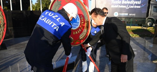 MUSTAFA KEMAL ATATÜRK VEFATININ 85İ'NCİ YILINDA TUZLA'DA ANILDI