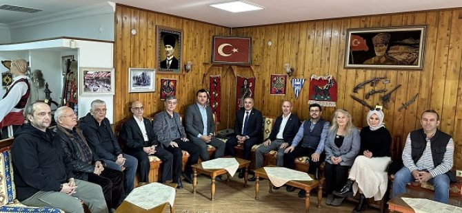 SÜLEYMAN TURAN BOSNA SANCAK DERNEĞİ'Nİ ZİYARET ETTİ