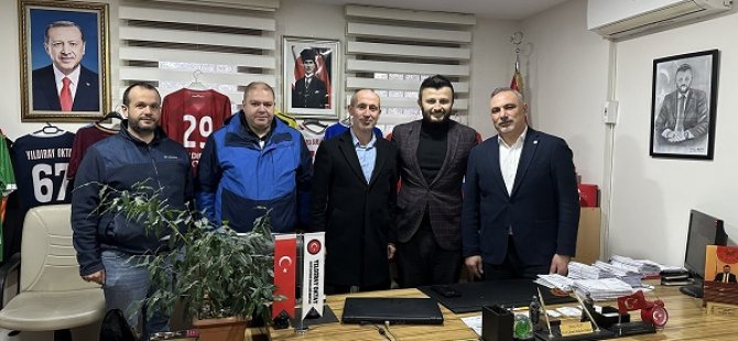 SÜLEYMAN TURAN'DAN FEVZİ ÇAKMAK MAHALLE MUHTARINA ZİYARET