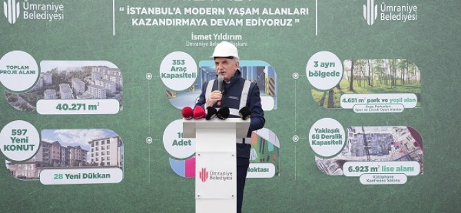 ÜMRANİYE’DE KENTSEL DÖNÜŞÜM SEFERBERLİĞİ: PROJELER PEŞ PEŞE HAYATA GEÇİYOR