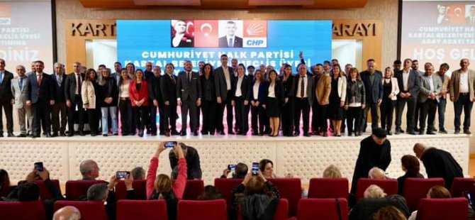 CHP KARTAL İLÇE BAŞKANLIĞI  MECLİS ADAY ADAYLARINI TANITTI