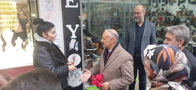 MİMAR HÜSEYİN KARAKAYA ANKARA CADDESİNDE ESNAF ZİYARETİ GERÇEKLEŞTİRDİ