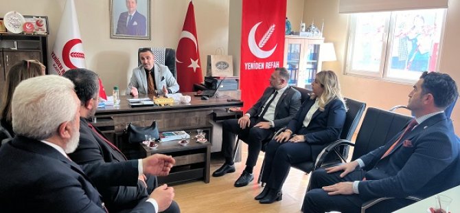 CHP KARTAL İLÇE BAŞKANI MERT POLAT VE YÖNETİMİNDEN NEVZAT ŞAVLUK'A ZİYARET