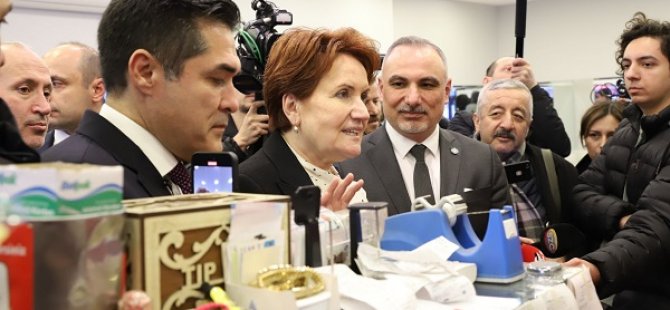 İYİ PARTİ GENEL BAŞKANI MERAL AKŞENER PENDİK'TE ESNAFLARLA BULUŞTU