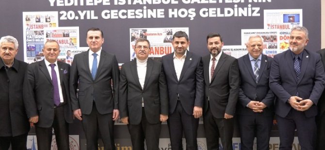 YEDİTEPE İSTANBUL GAZETESİ 20. YILINI KUTLADI