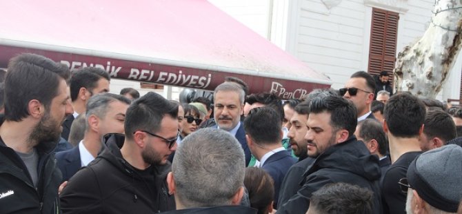 DIŞİŞLERİ BAKANI HAKAN FİDAN'A PENDİK'TE YOĞUN İLGİ