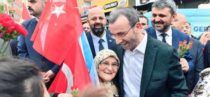 BAŞKAN AHMET CİN'DEN SEVGİ YÜRÜYÜŞÜ