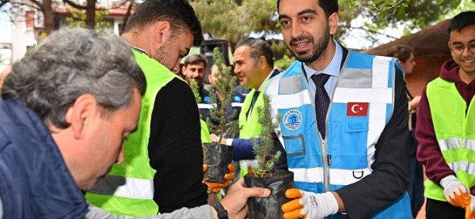 BAŞKAN BİNGÖL;''DAHA GENİŞ BİR AĞAÇLANDIRMA KAMPANASI SEFERBERLİĞİ BAŞLATACAĞIZ''