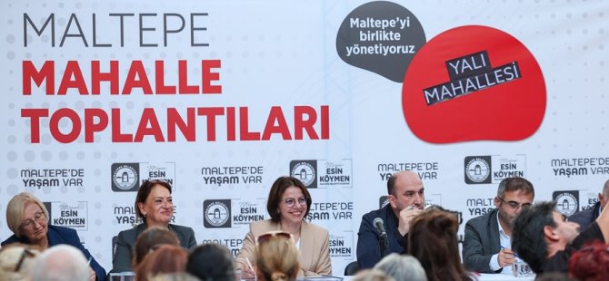 BAŞKAN ESİN KÖYMEN YALI MAHALLE SAKİNLERİYLE BULUŞTU