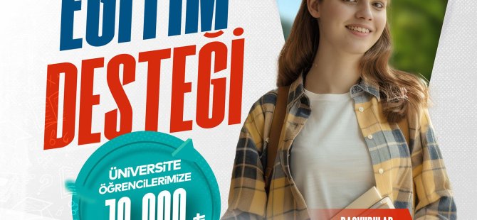 TUZLA BELEDİYESİ'NDEN ÜNİVERSİTE ÖĞRENCİLERİNE 10 BİN TL'LİK EĞİTİM DESTEĞİ