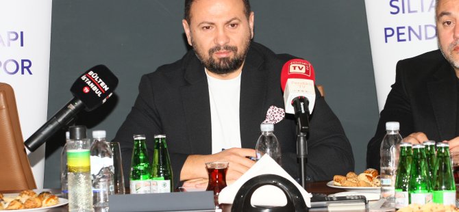PENDİKSPOR'UN YENİ BAŞKANI MURAT ÖZDEMİR BASIN MENSUPLARIYLA BİR ARAYA GELDİ