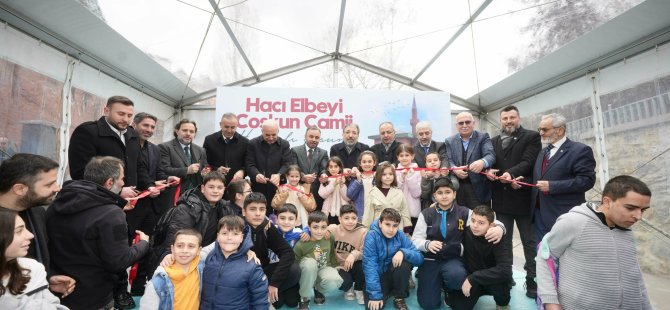 HACI ELBEYİ COŞKUN CAMİİ’NİN AÇILIŞI GERÇEKLEŞTİ