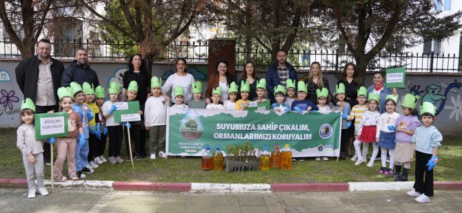 KREŞLİ MİNİKLERDEN 'DÜNYA SU GÜNÜ VE ORMAN HAFTASI' ETKİNLİĞİ