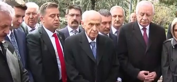 MHP GENEL BAŞKANI DEVLET BAHÇELİ AYLAR SONRA İLK GÖRÜNTÜLENDİ