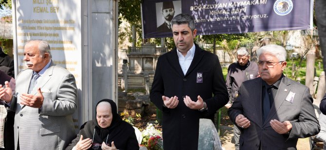 MİLLİ ŞEHİT BOĞAZLIYAN KAYMAKAMI KEMAL BEY ŞEHADETİNİN 106. YILINDA MEZARI BAŞINDA ANILDI