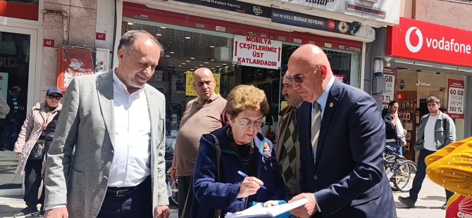 CHP MİLLETVEKİLİ MAHMUT TANAL İMAMOĞLU'NUN İMZA KAMPANYASINA DESTEK İÇİN PENDİK'E GELDİ