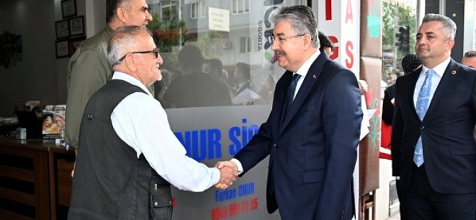 OSMANİYE VALİSİ DR. ERDİNÇ YILMAZ ESNAFLARI ZİYARET ETTİ
