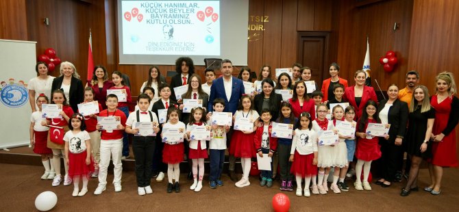 KARTALLI ÇOCUKLAR MECLİS KÜRSÜSÜNDE