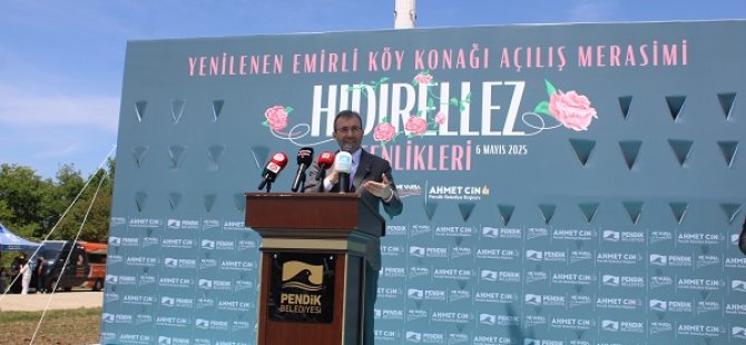 YENİLENEN EMİRLİ KÖY KONAĞI HIDRELLEZ ŞENLİKLERİYLE  HİZMETE AÇILDI