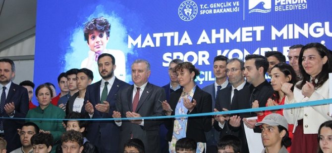 MATTİA MANGUZZİ SPOR KOMPLEKSİ PENDİK'TE HİZMETE AÇILDI