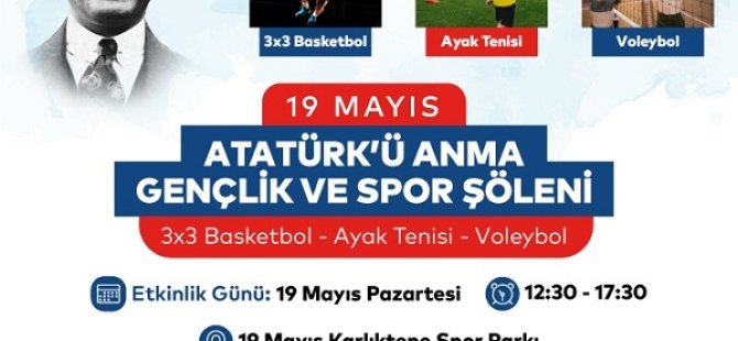 KARTAL BELEDİYESİ'NDEN 19 MAYIS'A YAKIŞIR KUTLAMA;SPOR VE SANATLA DOLU BİR BAYRAM