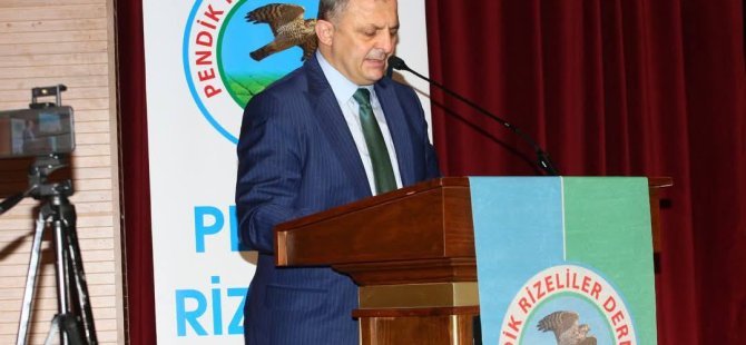 PENDİK RİZELİLER DERNEĞİ BAŞKANI RAMAZAN İSTİF GÜVEN TAZELEDİ
