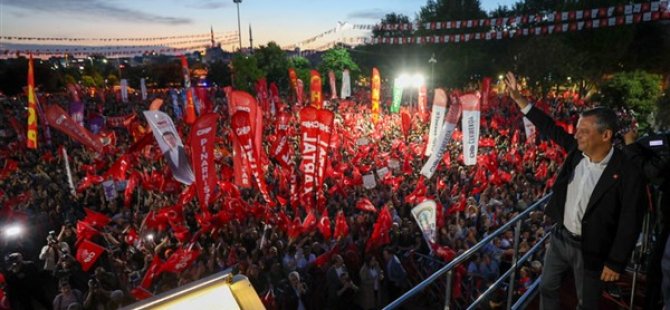 ÖZGÜR ÖZEL PENDİK'TEN HALKA SESLENDİ:''DEMOKRASİYİ DAHA GÜÇLÜ KURACAĞIZ''