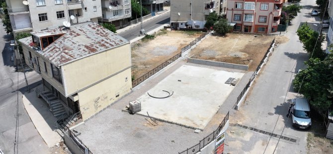KAVAKPINAR HAYDARPAŞA SOKAK PARKI’NIN YAPIMINA BAŞLANDI