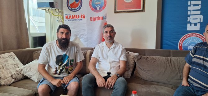 ERZİNCAN EĞİTİM-İŞ TEMSİLCİ BAŞKANI DENİZ ERGÜN;''EĞİTİMİN KALBİ CUMHURİYETLE ATMALI''