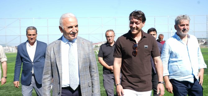 MESUT ÖZİL, TRABZON PARK’TAKİ SPOR TESİSLERİNİ ZİYARET ETTİ