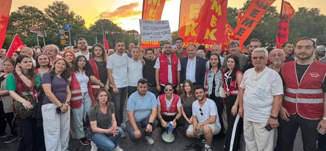 CHP PENDİK İLÇE BAŞKANLIĞI'NDAN SARAÇHANE'YE DESTEK ''BU ZAFER BİZİM OLACAK''