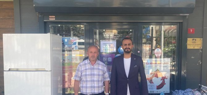 FATİH KORKUSUZ'DAN KAYNARCA MAHALLESİ MUHTARI HALİL ÇEKİÇOĞLU'NA ZİYARET