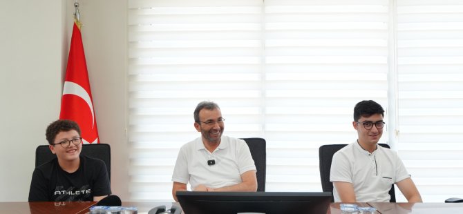 BAŞKAN AHMET CİN PENDİKLİ LGS ŞAMPİYONLARINI AĞIRLADI