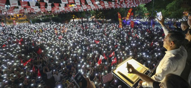CHP GENEL BAŞKANI ÖZGÜR ÖZEL KARTAL MİTİNGİNDE HALKA SESLENDİ